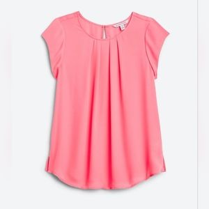 41 HAWTHORN Lexie Pleat Front Blouse